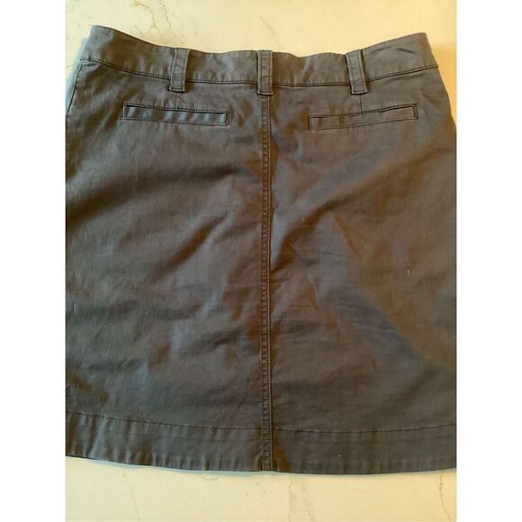 Carve Designs Button Up Skirt Sz 8 Brown Stretch - Picture 6 of 6